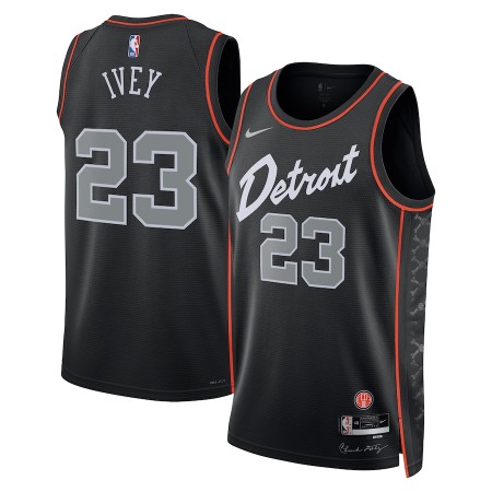 Camiseta Hombre Detroit Pistons Jaden Ivey 2023-24 Nike City Edition Negro Swingman Camiseta Hombre Detroit Pistons Jaden Ivey 2023-24 Nike City Edition Negro Swingman
